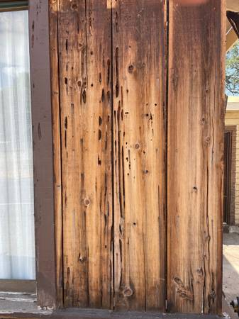 Cedar Siding. Old west look for a new feel in that rec room, bar, or meeting hall. fresno.craigslist.org/mat/d/mariposa…