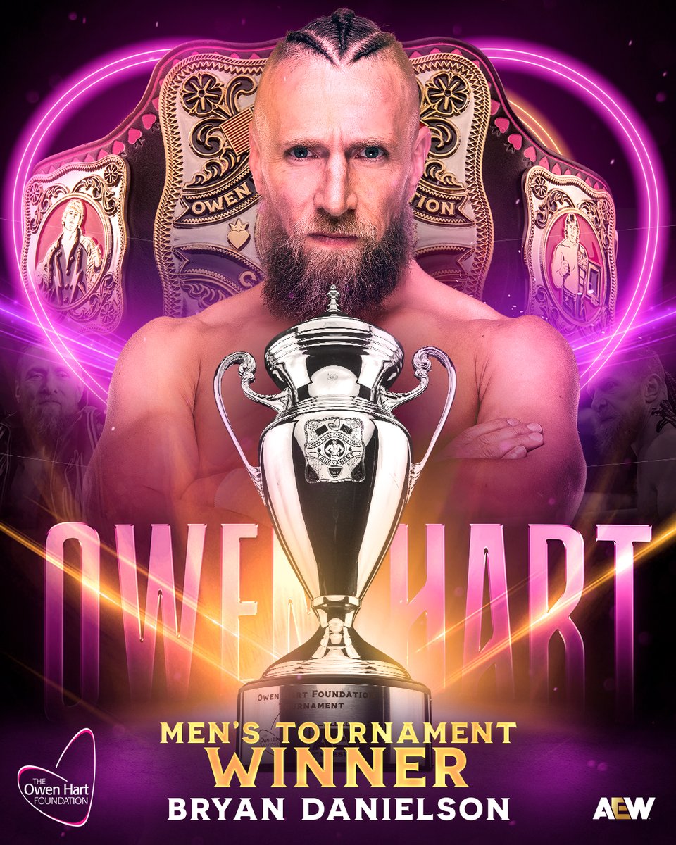 Your 2024 Owen Hart Foundation Men’s Tournament winner, 'The American Dragon’ <a href="/bryandanielson/">Bryan Danielson</a>!