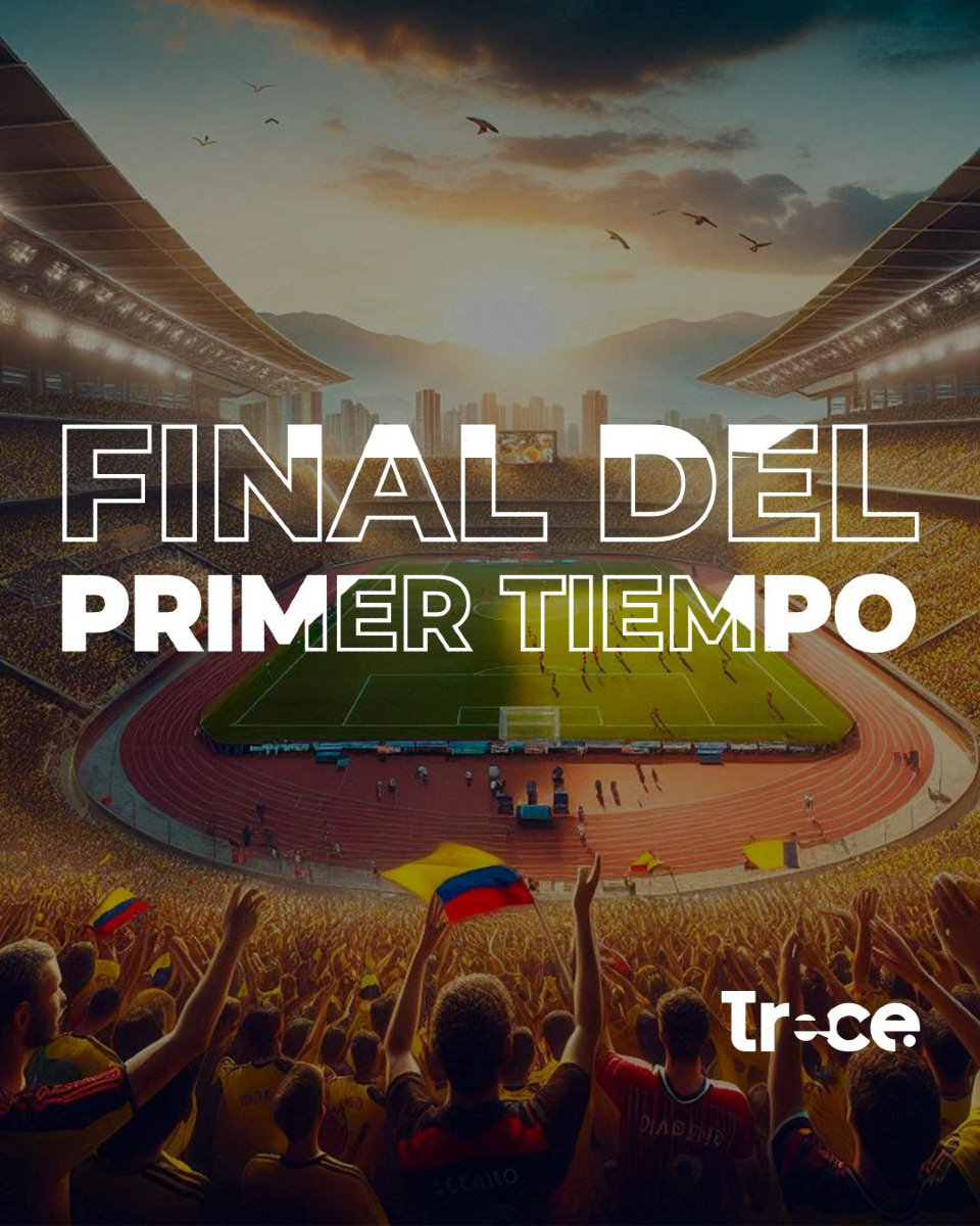 CanalTreceCO's tweet photo. 🕒 ¡Finaliza el primer tiempo! Colombia 1-0 Uruguay. Lerma anotó el gol desde el tiro de esquina. ¡Vamos, Cafeteros! 💪🇨🇴 #CopaAmérica #COLvsURU https://t.co/KosomevdWa