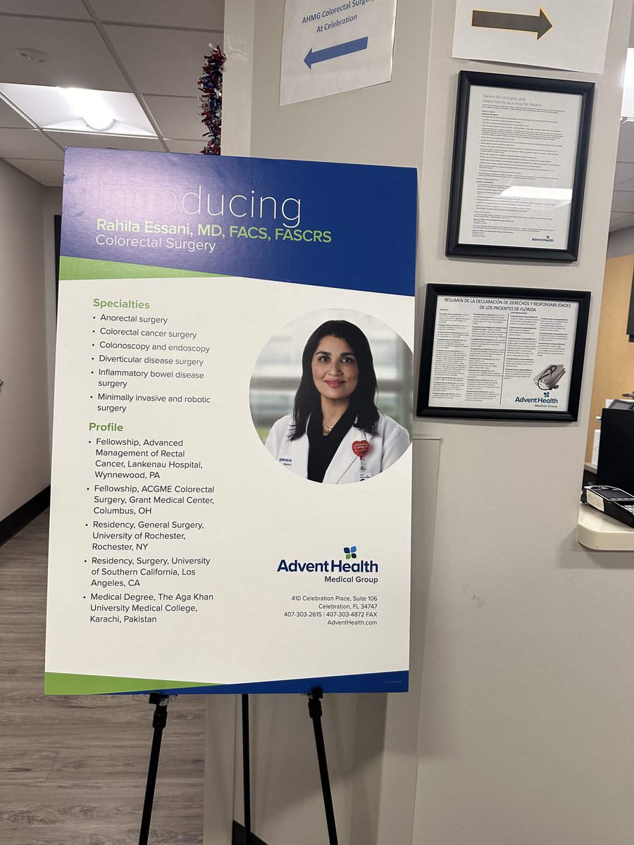 Rahila Essani MD FACS FASCRS (@rahila_essani) on Twitter photo Excited to be in central Florida! #colorectalsurgery #womensurgeons #womeninsurgery <a href="/AdventHealthCFL/">AdventHealth Central Florida</a> <a href="/MarkSoliman/">Mark Soliman, MD, MBA</a> Excited to be in central Florida! #colorectalsurgery #womensurgeons #womeninsurgery <a href="/AdventHealthCFL/">AdventHealth Central Florida</a> <a href="/MarkSoliman/">Mark Soliman, MD, MBA</a> 