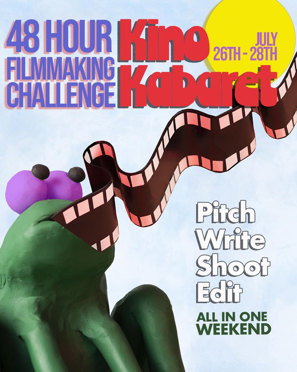 kinosydney's tweet photo. Kino Kabaret, the fun and mildly intense 48 filmmaking challenge is here! With workshops leading up to the event to optimise your time at Kab. For more info, visit https://t.co/27etm9H04Q https://t.co/6Rxc5mz7Ay