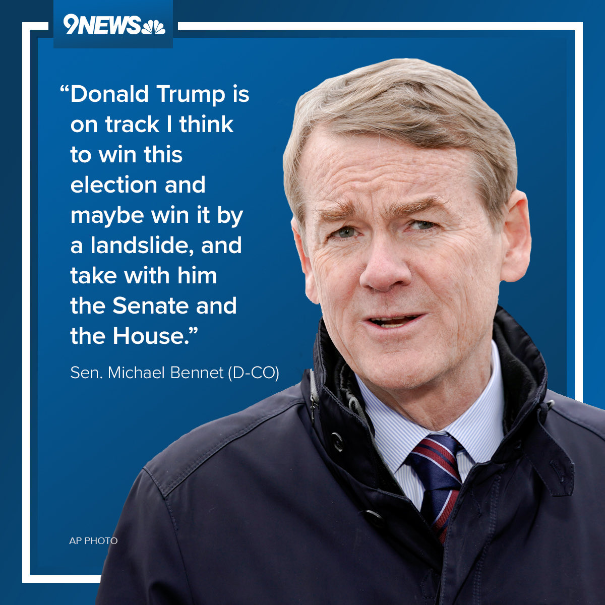 Wonder what .<a href="/POTUS/">President Donald J. Trump</a> .<a href="/VP/">Vice President JD Vance</a> .<a href="/DNC/">Democratic Party</a> .<a href="/coloradodems/">Colorado Dems 🇺🇸</a> .<a href="/ShadMurib/">Shad Murib</a> &amp; .<a href="/GovofCO/">Governor Jared Polis</a> think about .<a href="/SenatorBennet/">Michael Bennet</a> saying the quiet part out loud; that .<a href="/JoeBiden/">Joe Biden</a> CANNOT win in November 😍😍😍