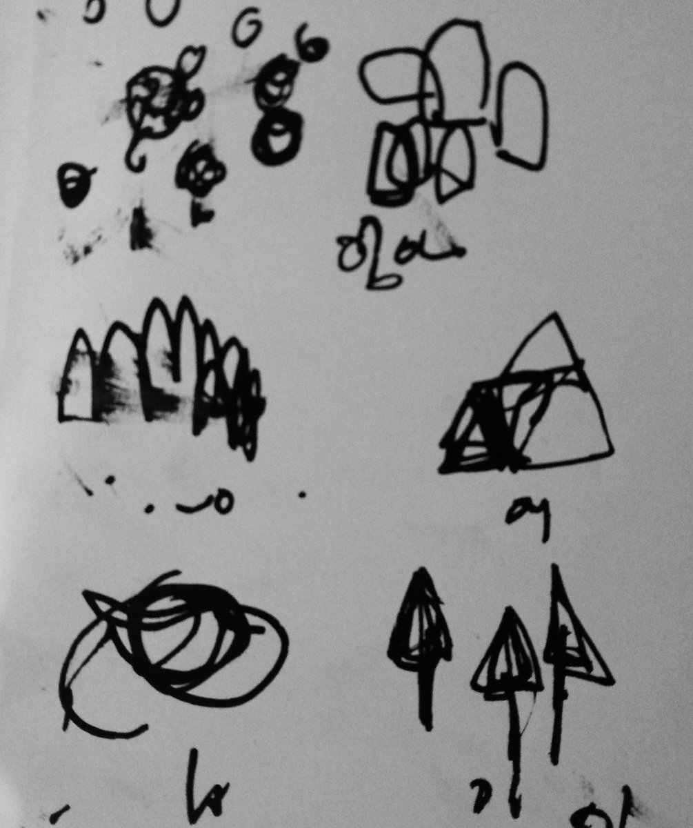JamesAbellArt's tweet photo. #draweveryday #everyday " #symbols in the #void #molotow pen on paper #handdrawn #sketchpad #strange #mystery #synesthesia #line #sculptural #art #architectonic #symbol #ancient https://t.co/KQUVABaKSm