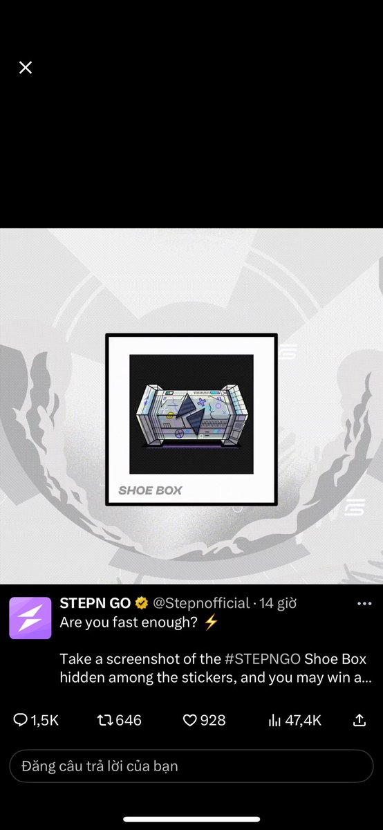 EthPrivacy0's tweet photo. @Stepnofficial It's hard to stop the box 😅😅 #STEPNGOSneaker #STEPNGO https://t.co/MogoGyhNok