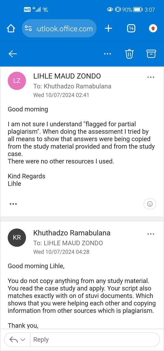 mcwahs116's tweet photo. @unisa I'm very upset! Is this your way of ensuring we do not complete our qualifications. Making false accusations! https://t.co/96AeyRxi8M