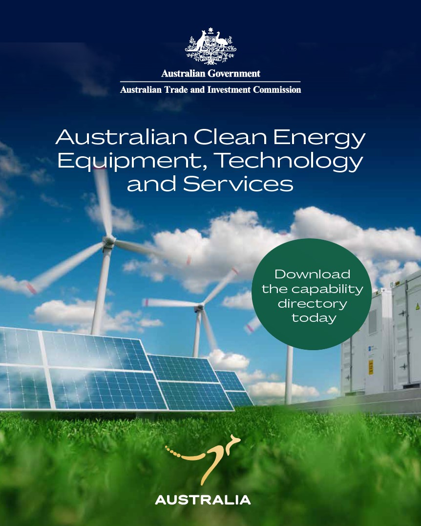 The Australian #CleanEnergy Equipment, Technology and Services Capability Directory is here! 📈🔋

See how Australian clean energy innovation is powering the global energy transformation, download the <a href="/Austrade/">Austrade</a> directory now: bit.ly/clean-energy-c…

#NetZero #CleanEnergy