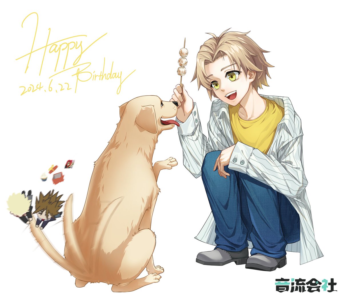 【誕生日のお祝いをいただきました】
音流会社様より、信濃栄治の誕生日絵を賜っておりましたので遅れながら共有させていただきます。いつもありがとうございます！
＊音流会社様のSNSは外部となりリンクできないため、この場を借りてご紹介させていただいております。