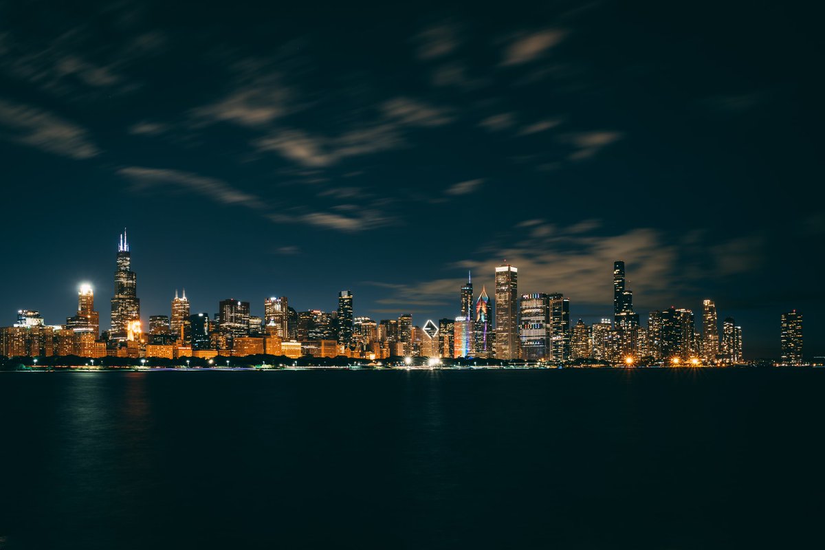 Chicago Skyline at Dusk 🌇