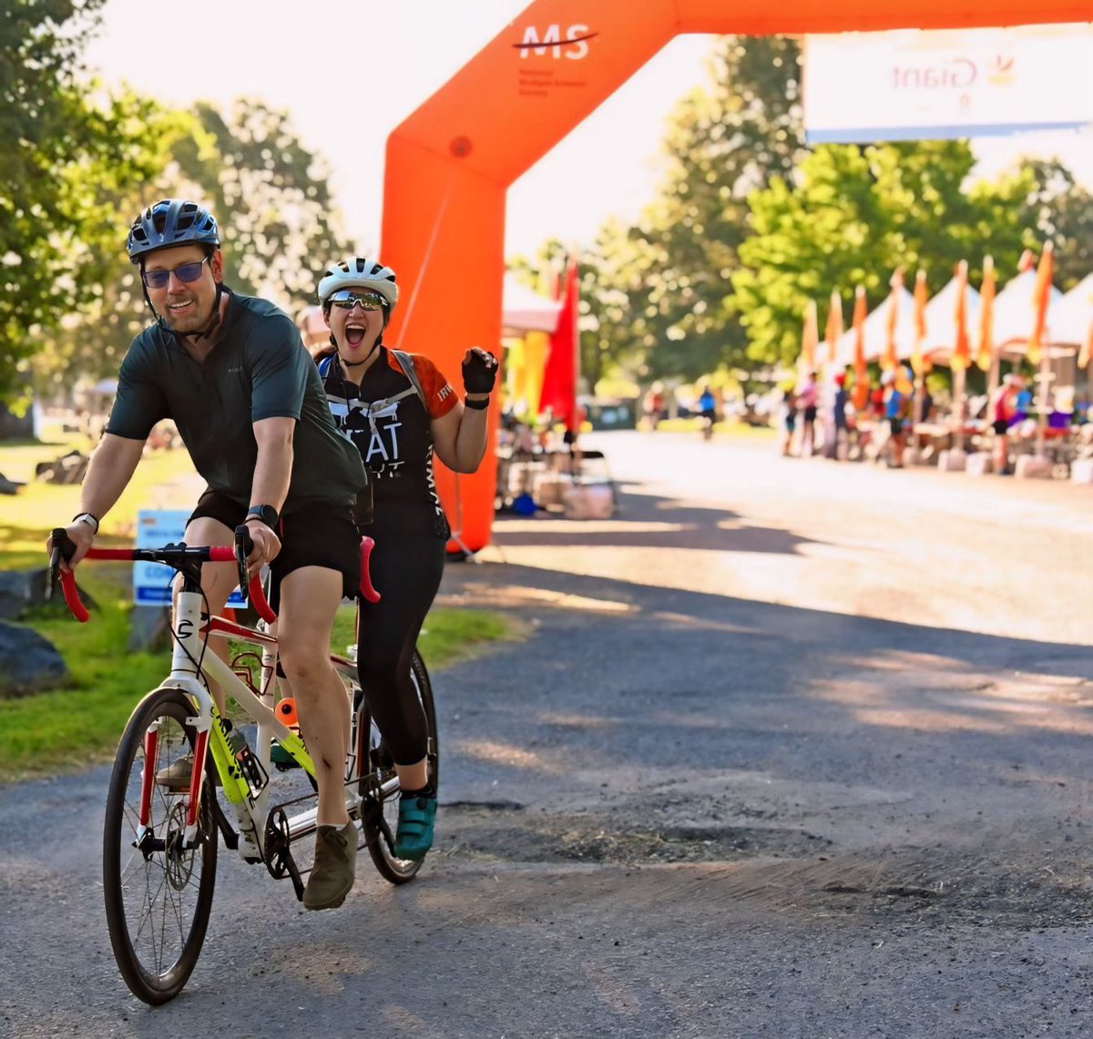 From the 2024 Bike MS: Chesapeake Challenge. What a ride! Thank you Captain James. Thank you Bike MS Passport Program! #DontJustRide #BikeMS #IRWMS #MSWarrior #MSAwareness #FUMS