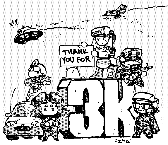 Thank you all for 3000 followers!
