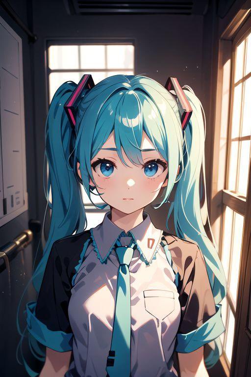 YOSIGON2's tweet photo. #AIイラスト #AIイラスト好きさんと繋がりたい  #初音ミク https://t.co/JWQuAhwbeh