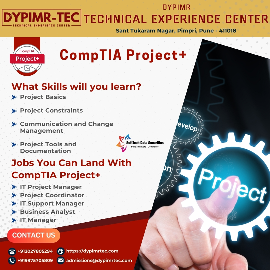 Dypimrtec's tweet image. Elevate your project management skills with CompTIA Project+📈
🚀 Master the art of initiating, planning, executing, and delivering successful projects💼
💻 Become a project management pro and take your career to new heights. 
#CompTIAProjectPlus #ProjectManagement #CareerGrowth