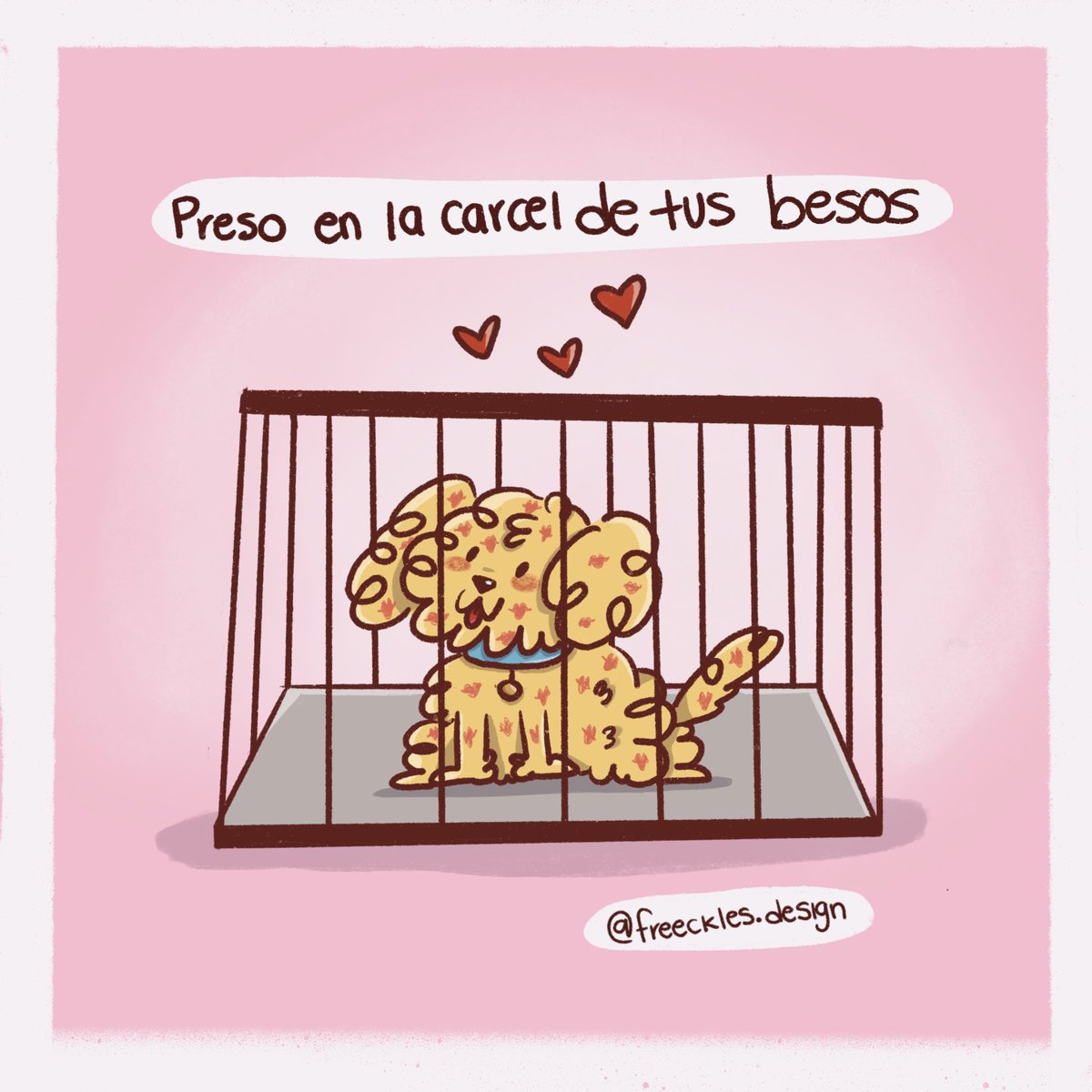 Peekoza's tweet photo. #illustration #draw #digitalart #dog #love #kises #cute https://t.co/AntL1cXbvZ