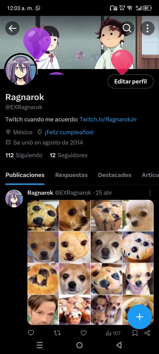 EXRagnarok's tweet photo. Otro más a la colección de cumpleaños. https://t.co/Ab5ZjO7Qfs