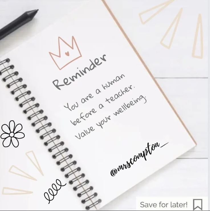 So true 💙👇 📸 @_Mrscompton

With the end of the academic year in sight, many staff may be experiencing burnout.

Please remember to look after yourself, first and foremost.

For tips on #burnout for #teachers and #educationstaff, see our resource: ow.ly/2zuT50SxTaU