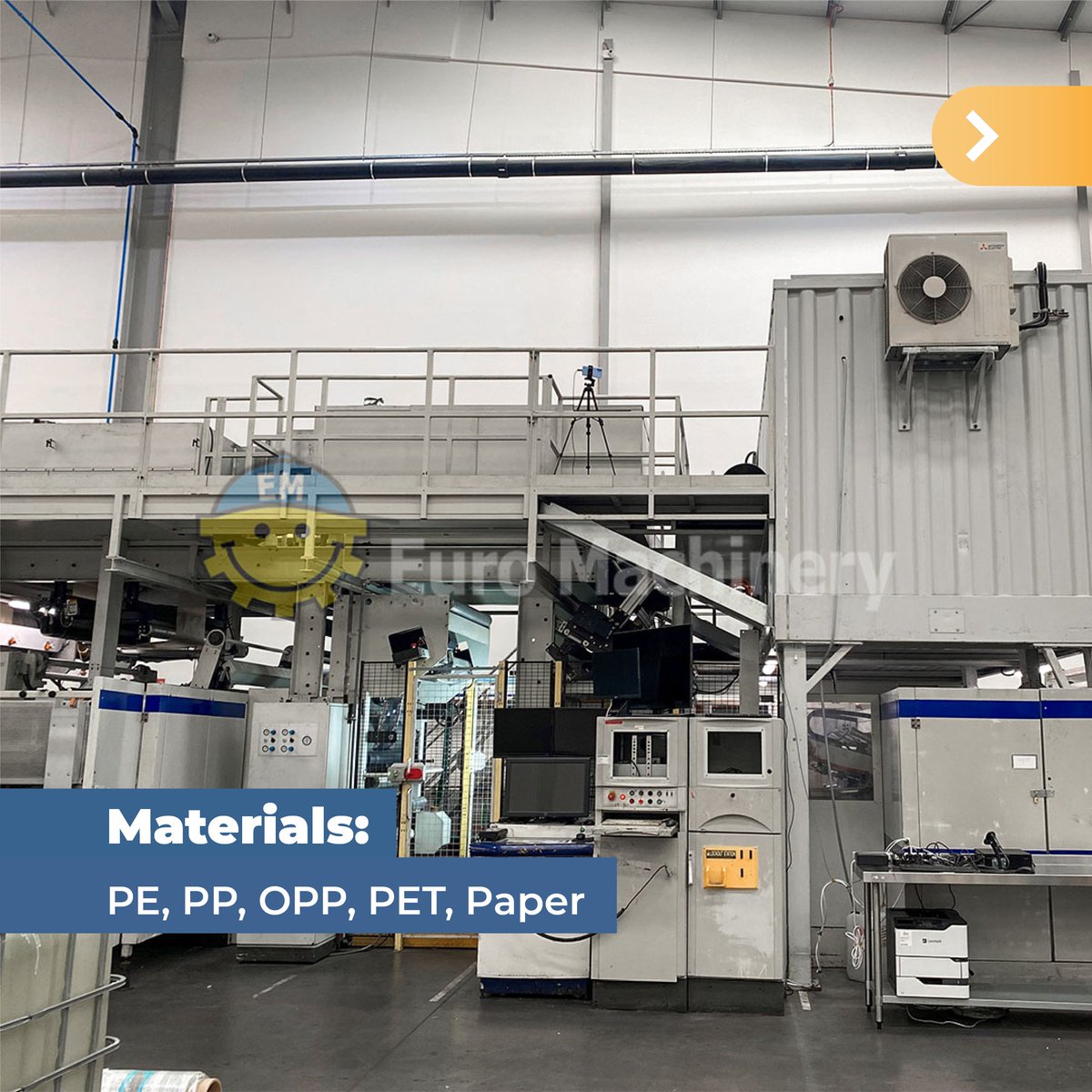 Euro_Machinery's tweet photo. Upgrade Your Printing Capabilities with the Fischer &amp; Krecke 16S/8 CI Flexo Printer! 🖨️

Excels in printing with 8 colors and can handle various materials, including PE, PP, OPP, PET, and paper.
.
.
Ref.: 40065
#FlexoPrinting #FischerKrecke #PrintingIndustry #PlasticIndustry https://t.co/K5HrfsbFtM