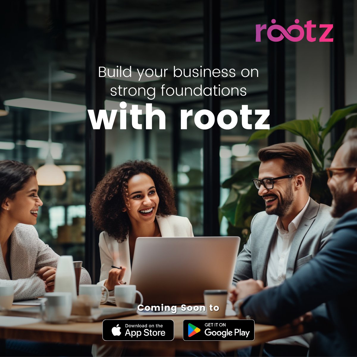 therootzapp's tweet photo. Build your business on strong foundations with Rootz! Elevate your growth and connect deeply with your cultural and personal roots. Stay tuned for our launch on the #AppStore  and #GooglePlay ! 

#RootzApp #BusinessGrowth #StrongFoundations #CulturalRoots #personaldevelopment https://t.co/7U3JholPIP