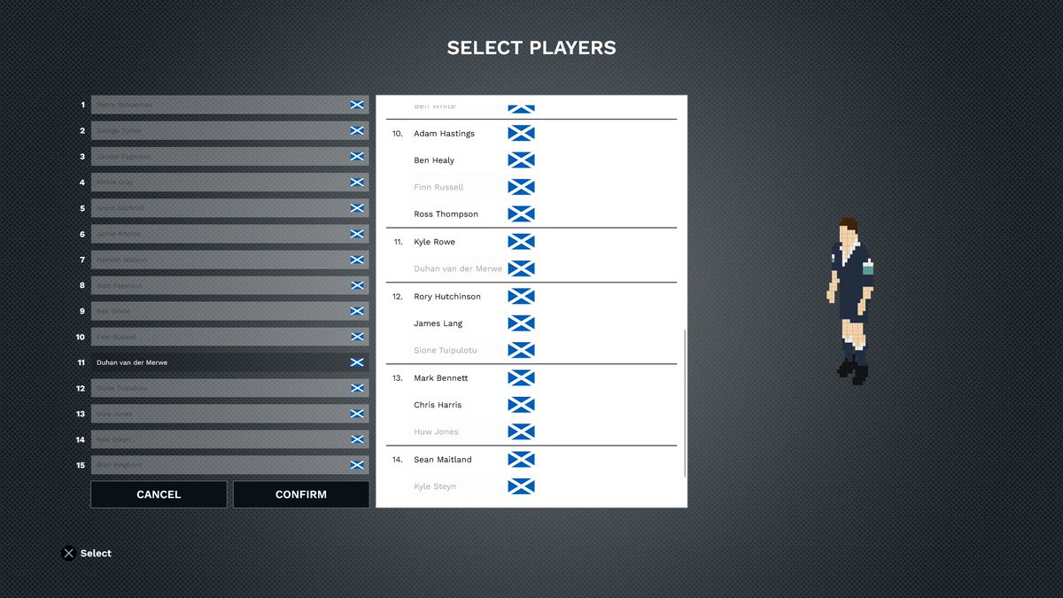 JLR Alpha 17 Out Now!
Create your dream international squad with the new Test Team Selection feature. Choose from all eligible players to build your ultimate XV.
Get it now: patreon.com/JLR
JLR Alpha 15 is free now at jlr.nz
#jonahlomurugby