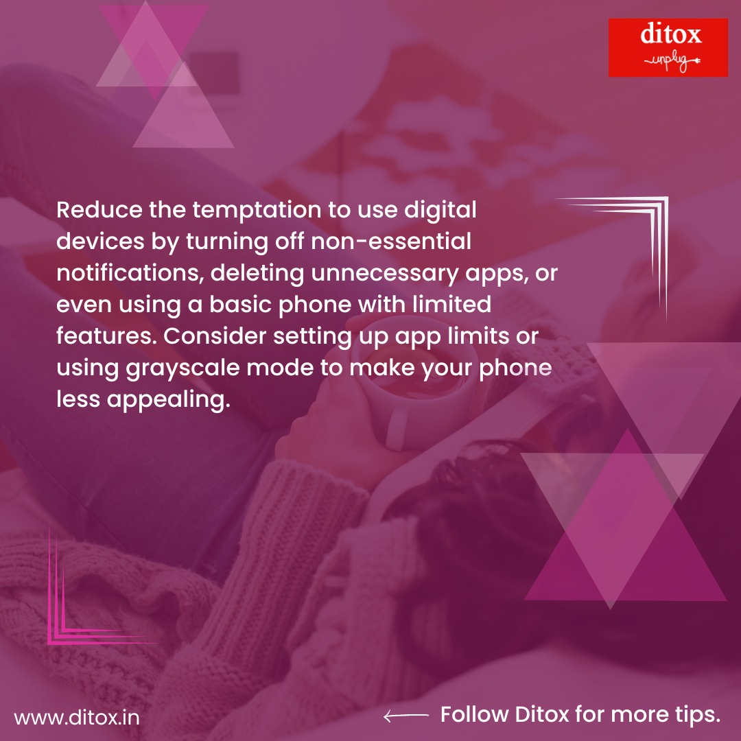 ditox_unplug's tweet photo. 📷 Start your digital detox journey with us!

You can also check your digital usage
https://t.co/ER38CntxPe

More Information: 83290 65480

https://t.co/rVPCzTLGhu

#DigitalDetox #UnplugToRecharge #Unplug #DisconnectToReconnect #TechFree #ScreenFree #DigitalWellness https://t.co/gnv2ZxP83f