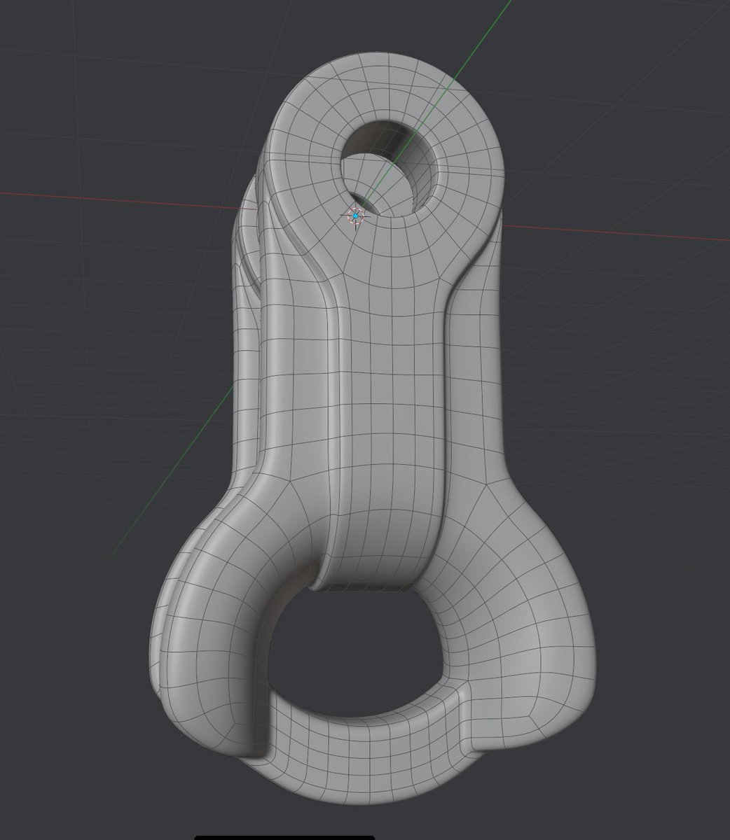 #BLENDER | A clevis thimble, sub-d modeled from guide images. Patreon full members can grab the blend file. #3dmodeling