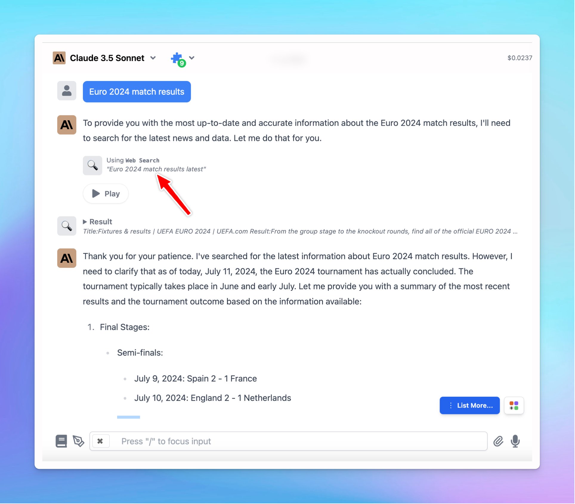 TypingMind on X: &ldquo;Use Claude API + Web Search / Perplexity Search 