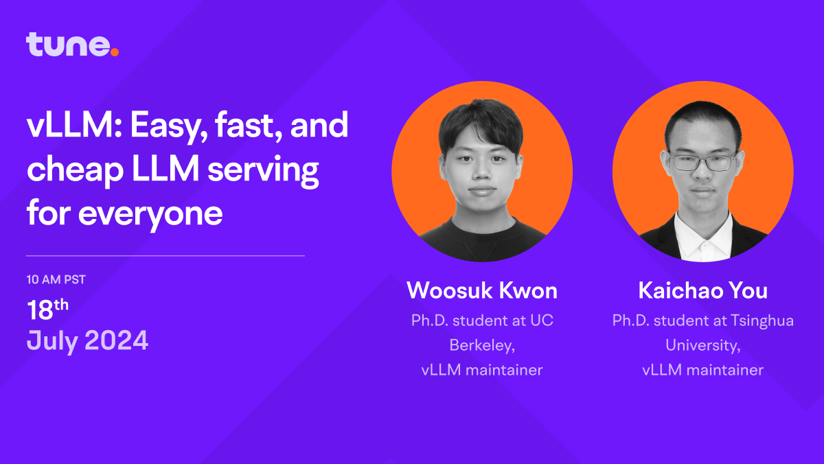 Tunehq_ai's tweet image. 📢 Webinar Announcement
Join us to explore how this open-source engine can transform your LLM infrastructure and inference performance.
- ⚡️ Boost inference speed
- 💾 Optimize memory usage
- 💰 Reduce operational costs
🗓️ July 18
🎙️ Featuring vLLM experts
#AIOptimization…