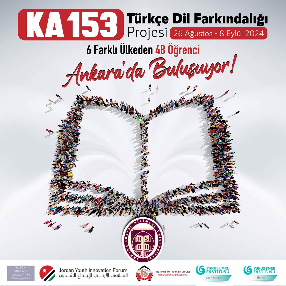 🇧🇪 🇪🇺 🇹🇷
Türkçeyi ve Türk kültürünü keşfetmek isteyen 18-30 yaş arasında Belçikalı gençleri arıyoruz.

GEZOCHT! 🔈 We zijn op zoek naar jonge Belgen tussen 18-30 jaar die interesse tonen in Turks en Turkse cultuur.