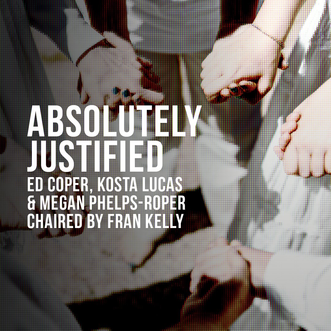 A good story can be one of the most dangerous devices in the world. Join <a href="/edcoper/">Ed Coper</a> Kosta Lucas <a href="/meganphelps/">Megan Phelps-Roper</a> and <a href="/frankelly08/">Fran Kelly</a> in this panel live at Carriageworks, Sydney. 

SUN 25 AUG // 5:45PM // ABSOLUTELY JUSTIFIED🔥

Book now at festivalofdangerousideas.com/program/absolu… #FODI