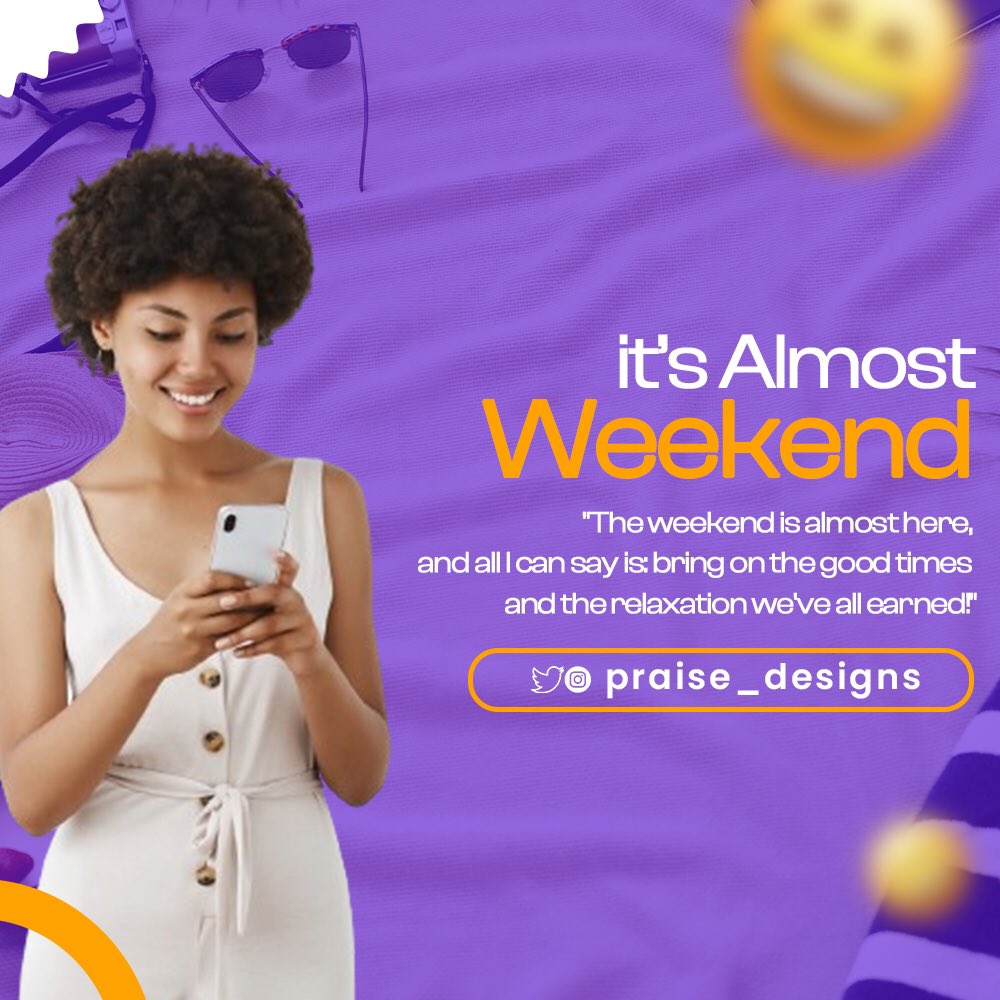 POsadayi's tweet photo. It’s Thursday a day before weekend
#flyer #Flyers #flyerdesign #thursday #weekend #GraphicDesign #design #WeekendVibes #photoshop @POsadayi https://t.co/c7bQuKFI0x