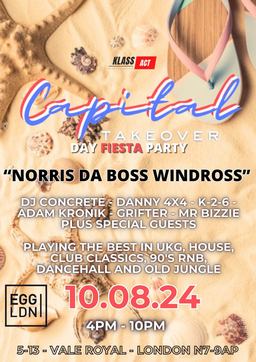 DeeJayConcrete's tweet photo. Really looking forward to djing along side Norris Da Boss Windross at the @Egg_Club_London 4pm - 10pm August 10th 2024, I'm gonna be digging out some old skool jungle classics.

#junglemusic #ukg #rnb #housemusic https://t.co/DE95RsOM8t