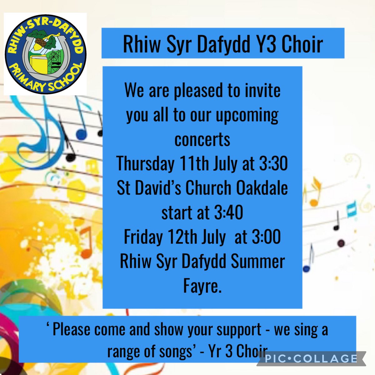 MrsWrightRSDP's tweet photo. Today is the day the Choir are singing. See you there! https://t.co/0o2LHxg3kY