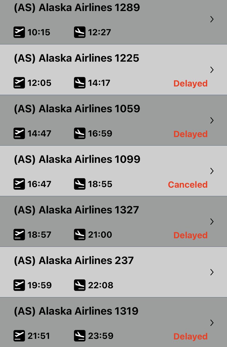 patrickgerding's tweet image. What the actual heck @AlaskaAir   
You are completely unreliable at this point.