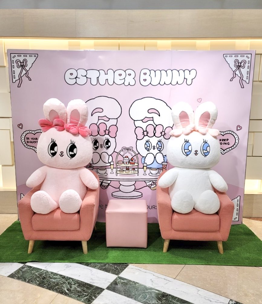 💖＼本日オープン！／💖 #岡山一番街 B1Fハレチカ広場にて #エスター