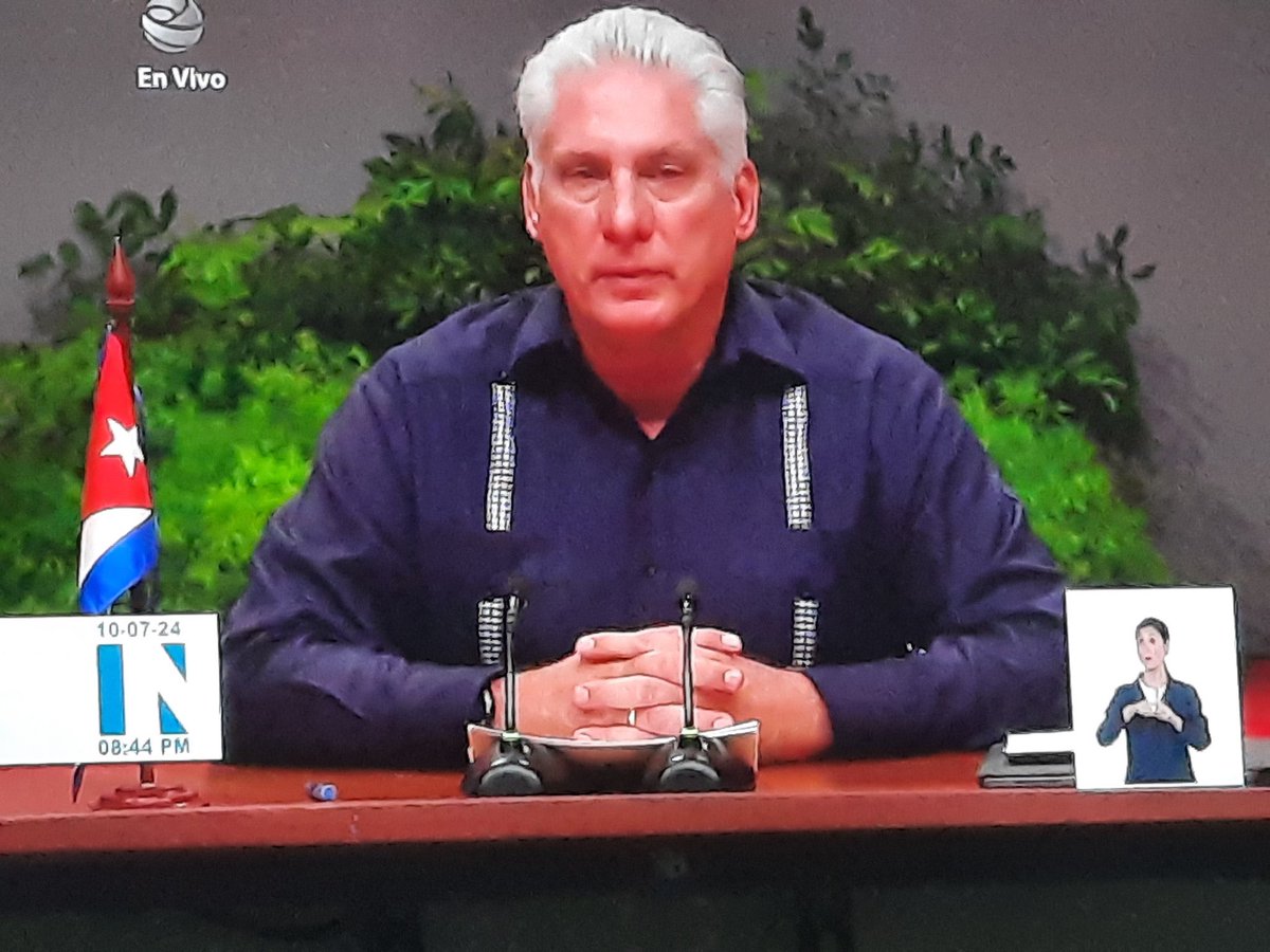 Duelen como propias las afectaciones causadas por el reciente huracán a hermanos países del Caribe,  dijo <a href="/DiazCanelB/">Miguel Díaz-Canel Bermúdez</a> en su intervención en la X Cumbre Extraordinaria del ALBA-TCP.
#ALBAUnida 
#SanctiSpíritusEn26 
#SanctiSpírirusEnMarcha