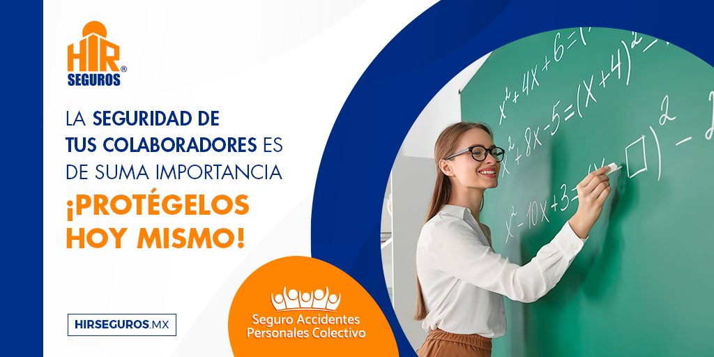 HIR_Seguros's tweet photo. Bríndales la mejor protección a tus colaboradores ante cualquier accidente laboral. 👩🏻‍🏫
Descubre su cobertura: 
👉🏻 https://t.co/Bn2cDwXzq0
#EmpresaMexicana #Aseguradora #PlanFamiliar #AsesoriadeSeguros #Protección #FuturoSeguro https://t.co/TwvjeaU7IX