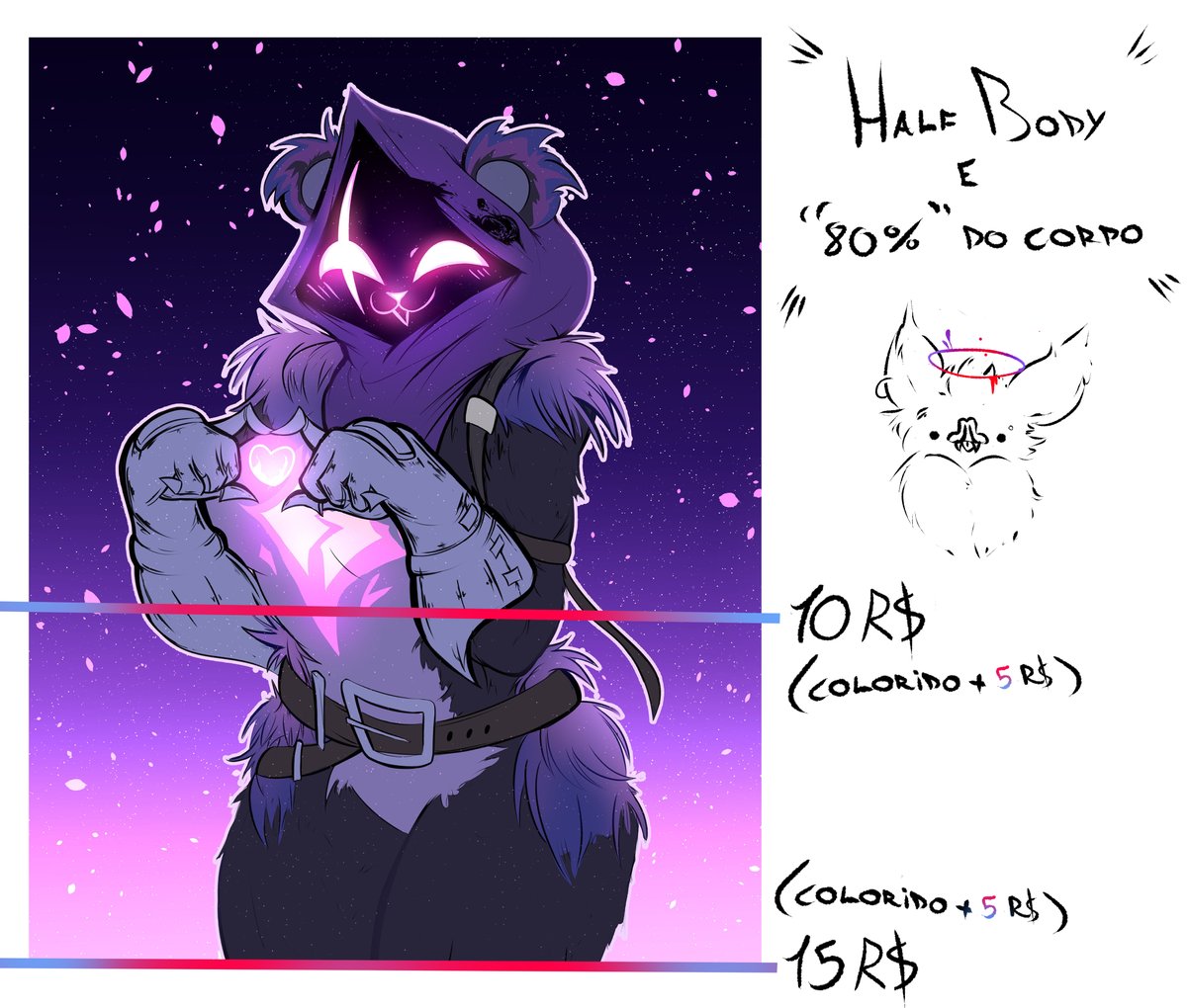 ValenStarw's tweet photo. Comissões Abertas
5 Slots Disponíveis!! https://t.co/O7Yh4zboBS