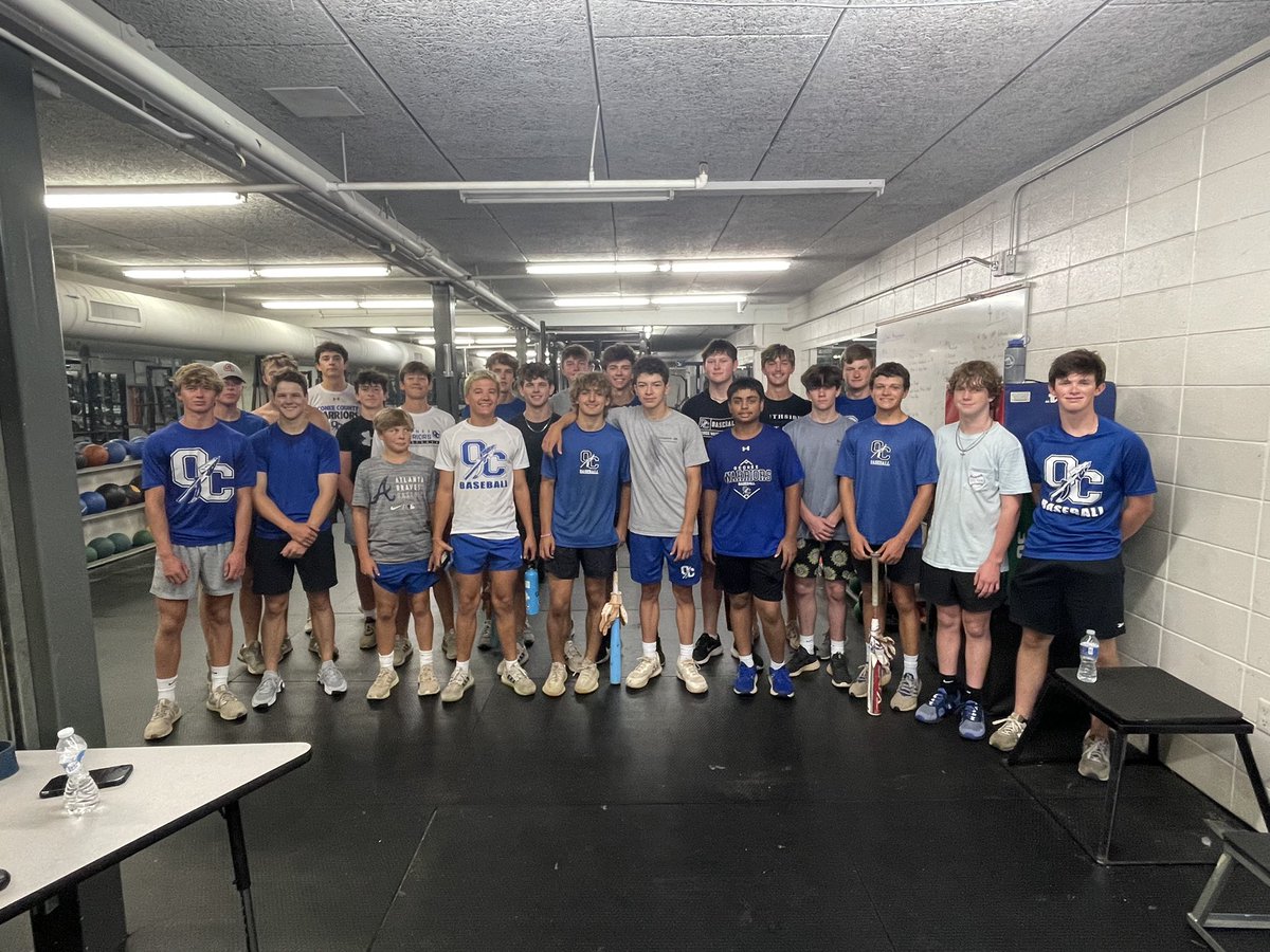 Grind towards 2025 began this week. Great turnout and brotherhood with lots of our other guys playing football and traveling to play. All are taking care of business! #4Wins #WeAreOne <a href="/OCHS_Athletics/">OC Warrior Athletics</a> <a href="/OCHSwarriors/">OCHS</a>