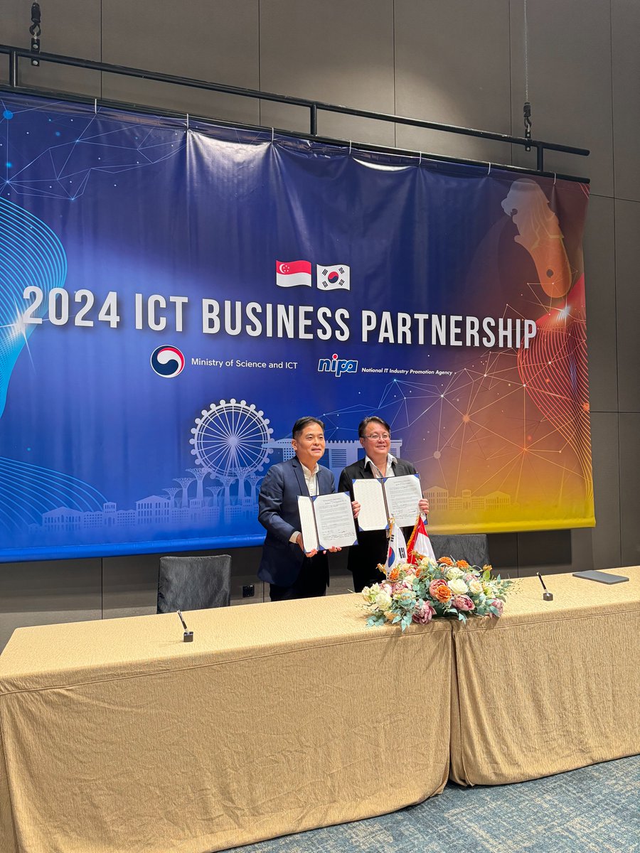 GlobalSignAPAC's tweet photo. Great connections at the '24 Singapore-Korea ICT Business Partnership! We partnered with ZConverter, Inc., a US-based company, but with strong Singapore presence. Their focus on secure #cloud #solutions (#migration, disaster recovery, #DataProtection) aligns well with our vision. https://t.co/MXKu3HDi3m