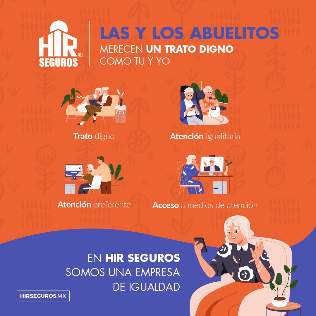 HIR_Seguros's tweet photo. Nuestros asesores están capacitados para escucharte con atención y entender tus necesidades. 💖👵🏽
Así de seguros estamos, todos merecemos un trato digno.
#EmpresaMexicana #EmpresaIgualitaria #TratoDigno https://t.co/nvTW3G1EeQ