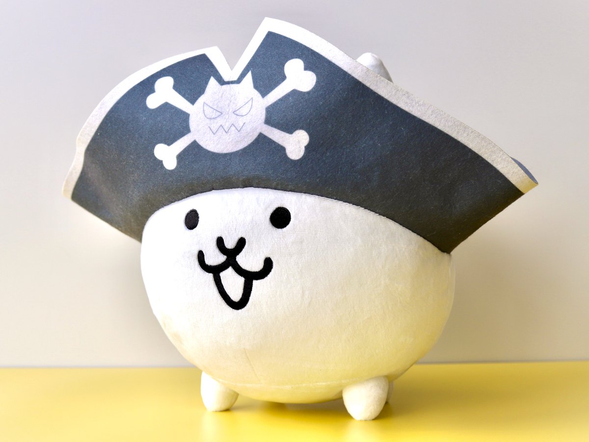 ✨7月商品紹介✨ 「にゃんこ大戦争 BIGぬいぐるみ(ねこ海賊