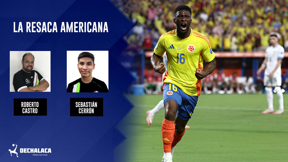 #CopaAmérica2024 - semifinales

🇺🇾🆚🇨🇴 La Colombia de Lorenzo quiebra la historia

🗣 Al aire #LaResaca Americana con <a href="/rcastrolizarbe/">Roberto Castro</a> y <a href="/scerroncarassa/">Sebastián Cerrón</a>

x.com/i/spaces/1nAJE…
