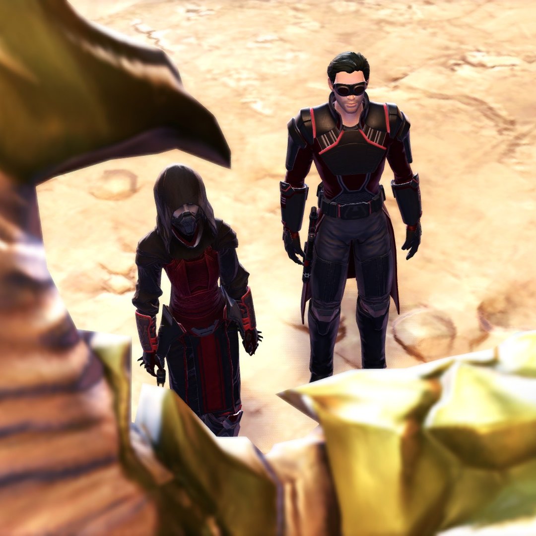 mordorgeist's tweet photo. A few Shots from the #SWTOR #SithWarrior Sand Demon, Bathe in the Blood ritual for the Demon's Blood Quest on Tatooine. I'm in love with this look now LOL. #SpaceBarbie for the W... Yes sorry @RodrigoHeTo I'm still using Quinn. My goal is to Romance then☠️on Iokath! https://t.co/ed9rXihHcH