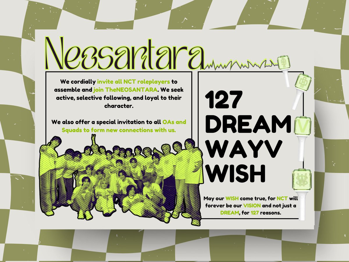 We are The Neosantara, and our mission is to find our lost members. If you're NCT roleplayer who's loyal to your muse, active, and can bring the laughs, drop us a quick intro! Don't forget to spread the word and tag your NCT roleplayers buddies. Thanks for the help!