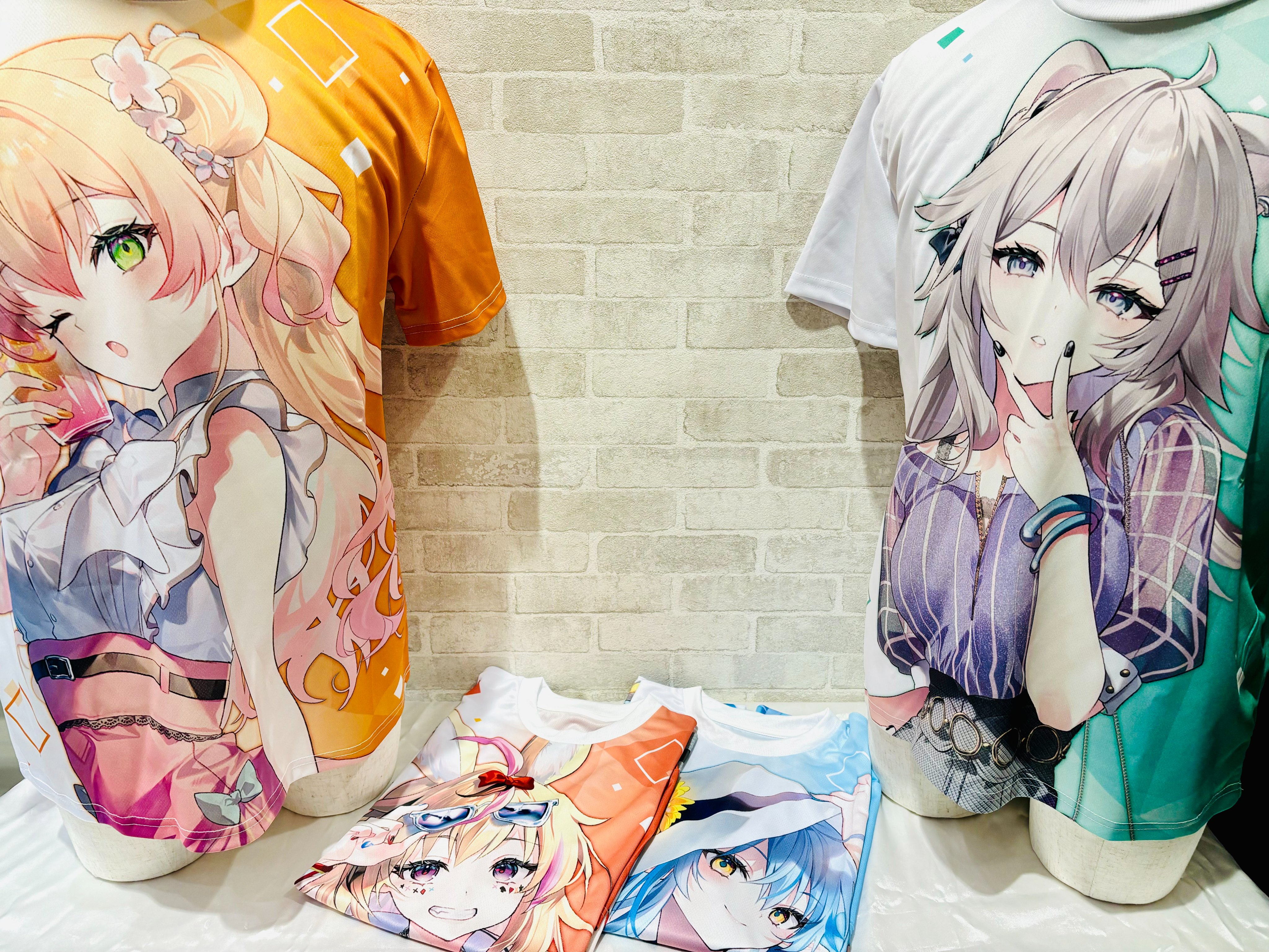 未開封 ホロライブ Tシャツ おでかけver. 全4種 GiGO限定 ねぽらぼ hololive フルグラフィックTシャツ おでかけVer.～GiGO限定