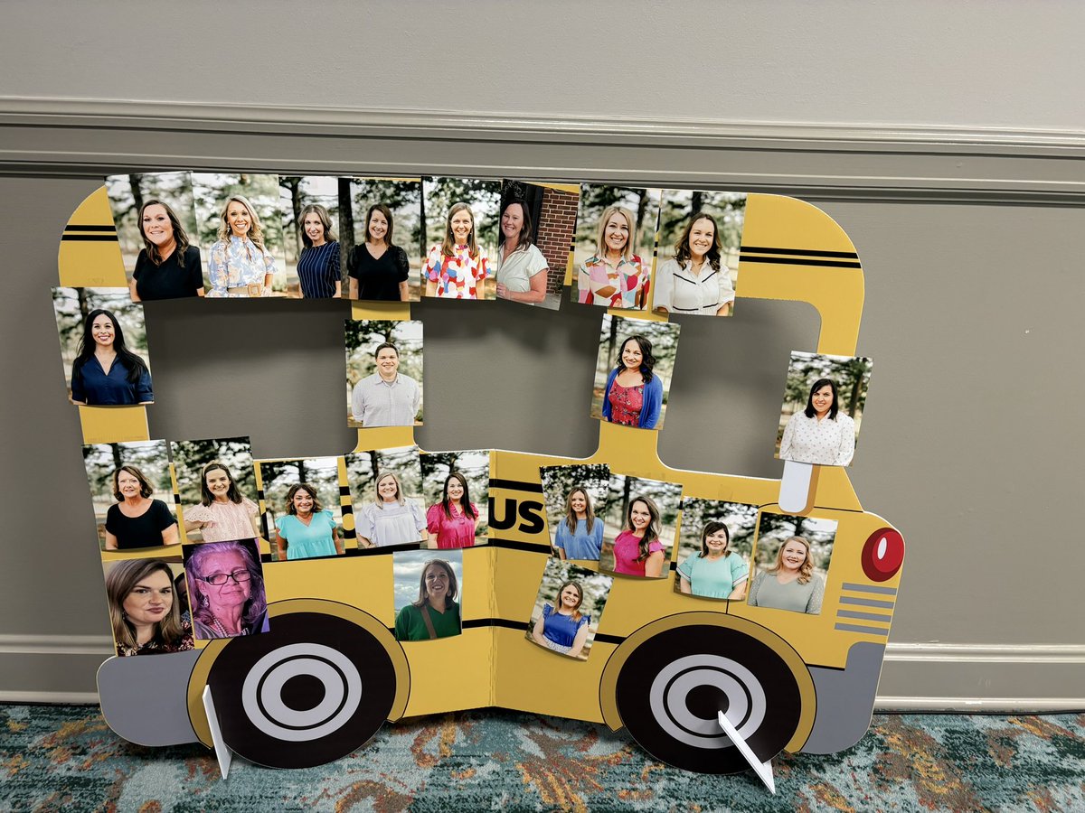 cullmanprimary's tweet photo. Our leadership team retreat was filled with intentional relationship building and establishing common goals  while prioritizing positive energy from The Energy Bus. We are excited to welcome the 2024-2025 school year as a Pre-K-2nd grade school. #bestwe https://t.co/4VDAcR3M9T