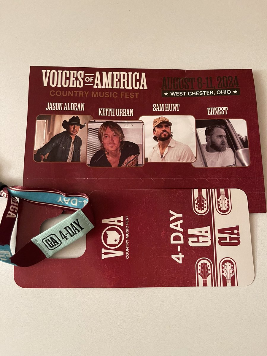 Keeney22's tweet photo. Let’s go!! 🤘🏼🔥 @VOACountryFest  #voacmf2024 https://t.co/fKWrHoKdvo