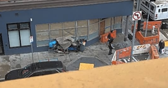 CaseClosedSF311's tweet image. Unsurprisingly, this encampment on Taylor persists. Make sure to read the details why @SF311 closed the citizen's SR this time around. Any excuse is good enough. #notourproblem #thankyouforreporting