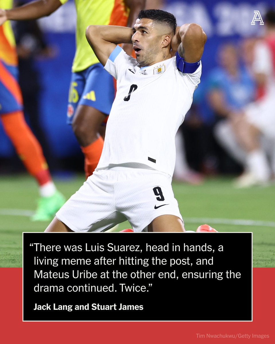 TheAthleticFC's tweet photo. "Football is goals, fantasy, joy. It is also this. And this was absolutely brilliant."

@jacklang and @stujames75 summed up Colombia's 1-0 win over Uruguay perfectly.

Full match takeaways ⤵️
https://t.co/l6xZxgycpJ https://t.co/w17CX8IJCU
