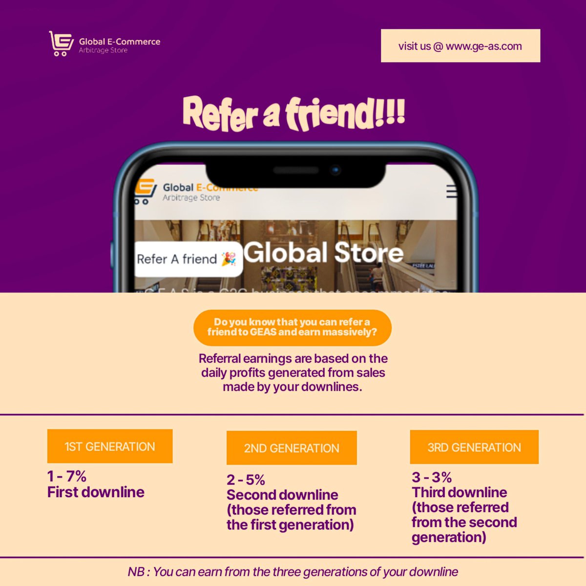 C2C_STORE's tweet photo. Unlock Your Earnings Potential with Our Referral Program! 
Ready to turn daily success into lasting income? Our referral program not only rewards you for bringing others onboard but also for their daily achievements.
Join our telegram channel for more https://t.co/3aS8LZHV04 https://t.co/VSt7WAMCMd