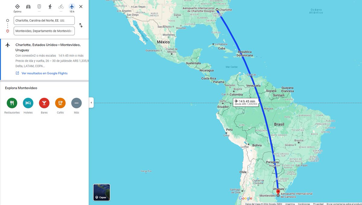 OTRA INJUSTICIA DE LA CONMEBOL!!!!

Miren lo que tiene que viajar Uruguay!!